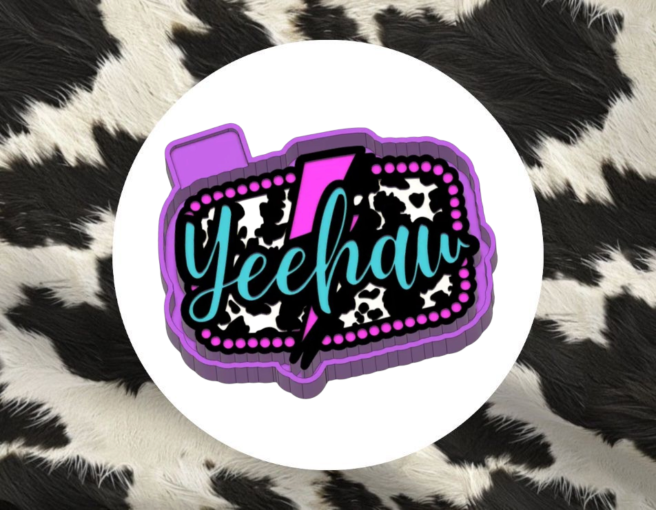 Cow Print Yee Haw Mold