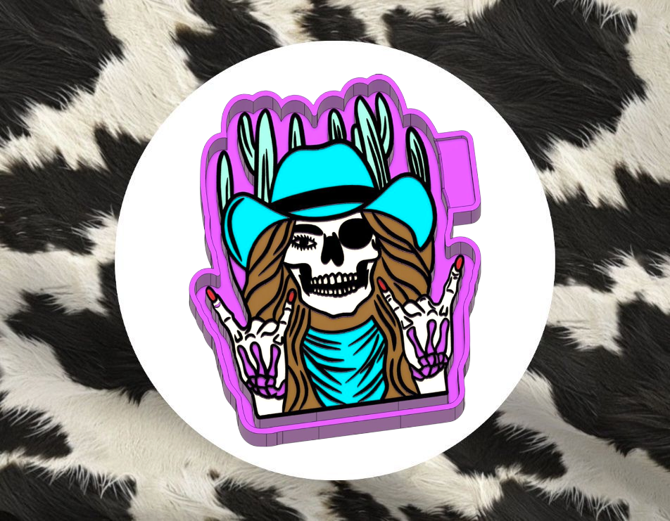 Skully Cowgirl Mold