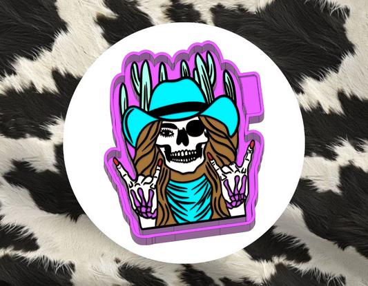Skully Cowgirl Mold