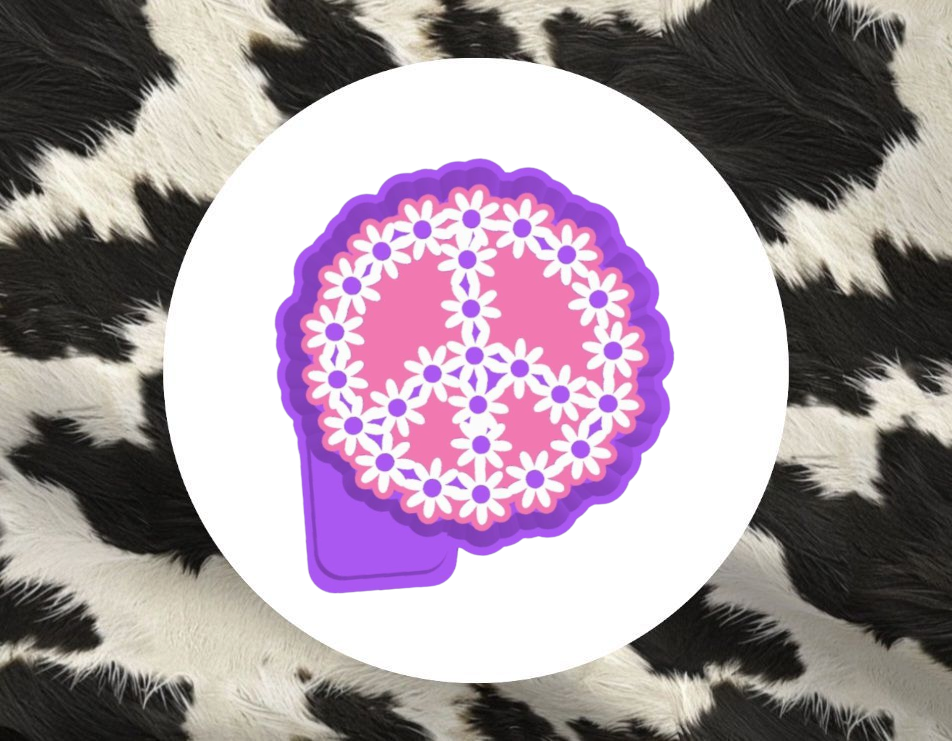 Floral Peace Sign