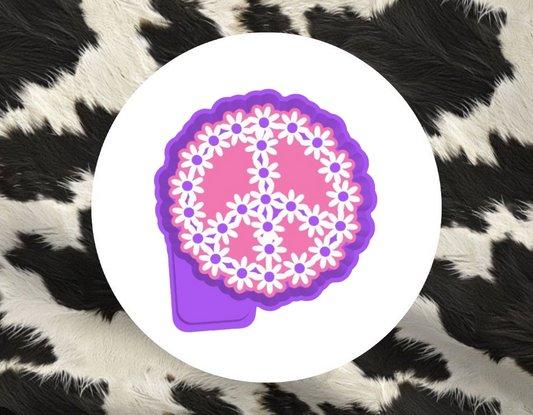 Floral Peace Sign