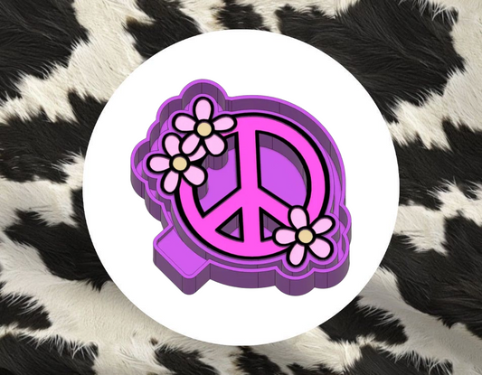 Floral Peace Sign