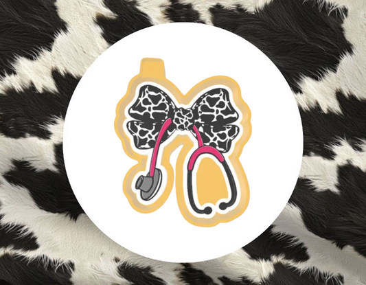 Cow Print Stethoscope